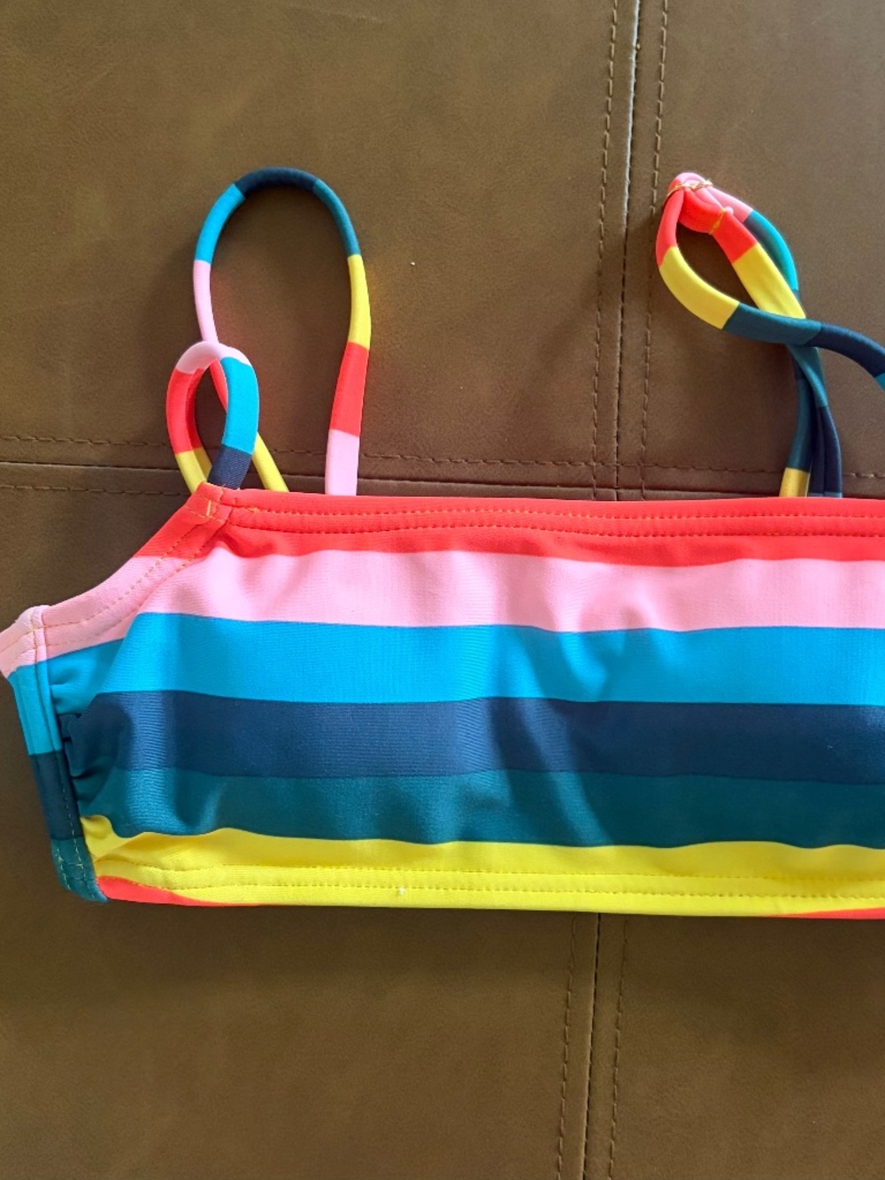 Xhilaration womens size XS striped colorful bikini beach summer vacation swim